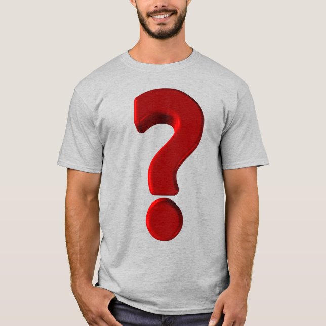 T-shirt Question Mark T Shirt (Devant)