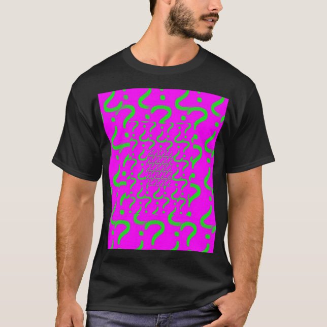 T-shirt Questionmark, Questionmark, Questionmark (Devant)