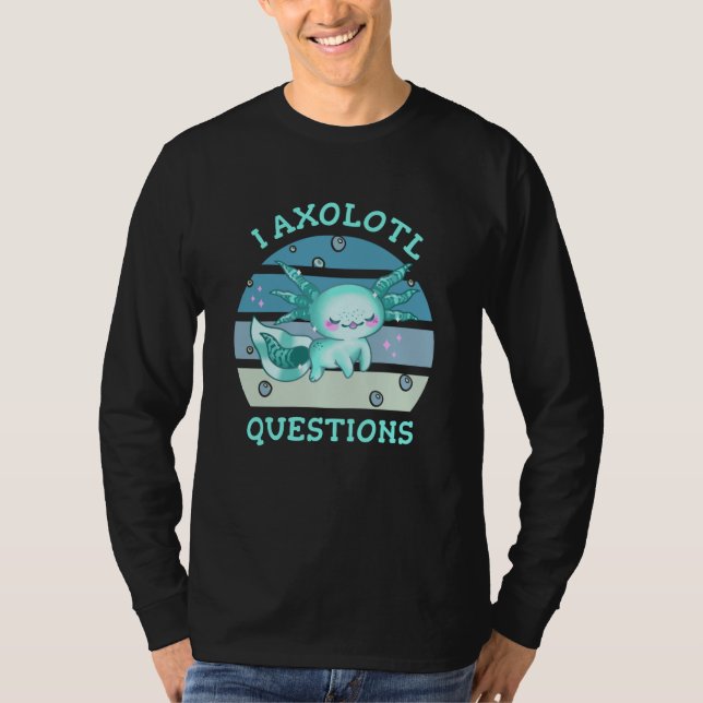 T-shirt Questions axolotales (Devant)