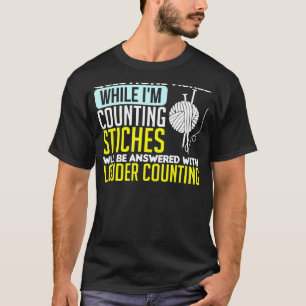 T-shirt Questions De Couture Posées Pendant Que Je Comptai