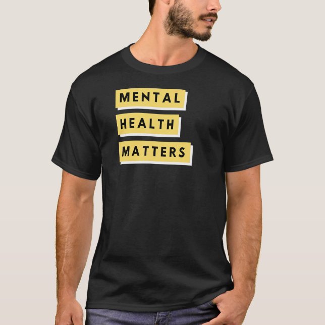 T-shirt Questions de santé mentale (Devant)