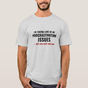 T-shirt Questions de temporisation