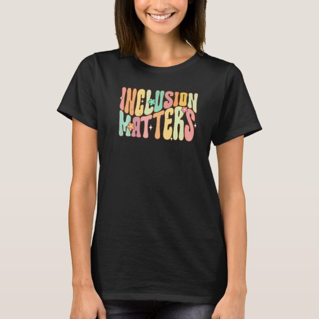 T-shirt Questions d'inclusion Éducation spéciale Apprentis (Devant)
