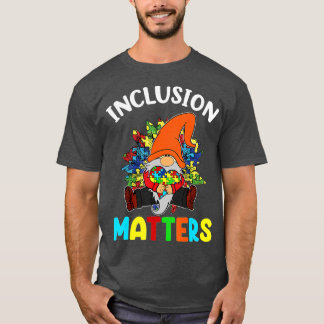 T-shirt Questions d'inclusion Éducation spéciale Autisme