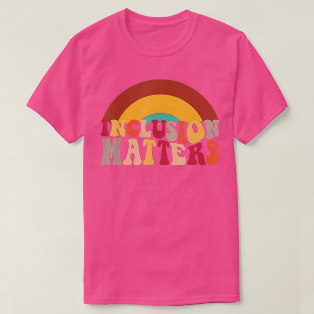 T-shirt Questions d'inclusion Éducation spéciale Autisme (Design devant)