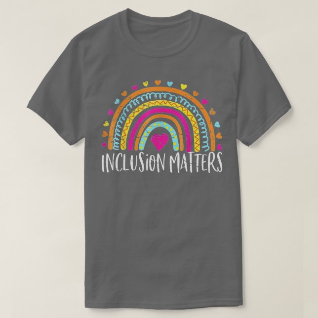 T-shirt Questions d'inclusion Éducation spéciale Autisme (Design devant)