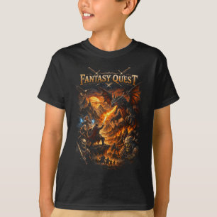 T-shirt Quête de feu de dragon