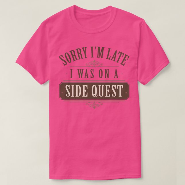 T-shirt Quête latérale 3 (Design devant)
