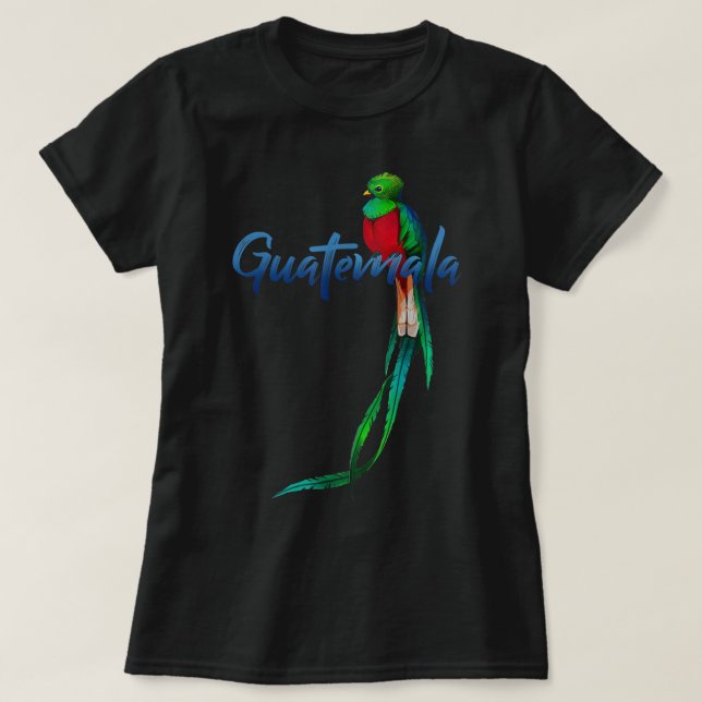 T-shirt Quetzal du Guatemala (Design devant)
