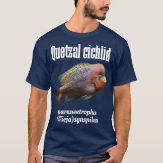 T-shirt Quetzal ou cichlide à tête rouge