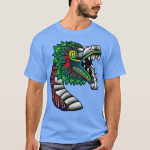 T-shirt Quetzalcoatl Ancien Aztec Serpent à plumes Maya