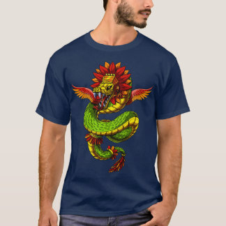 T-shirt Quetzalcoatl Aztec Dieu