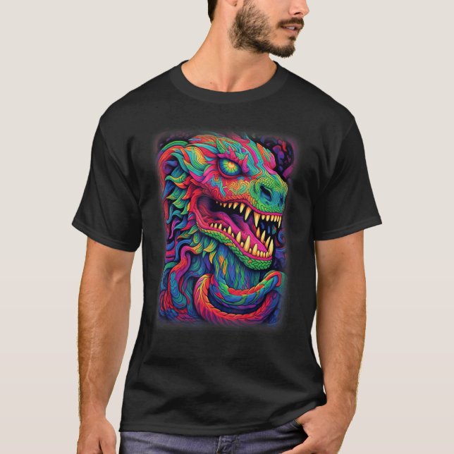 T-shirt Quetzalcoatl Aztec Dieu Serpent plumé Kukulkan Kuk (Devant)