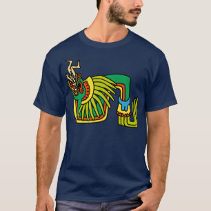 T-shirt Quetzalcoatl Aztec Mayan Featherserpent Toltec