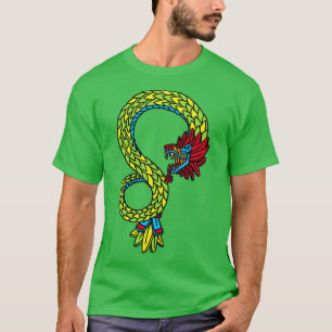 T-shirt Quetzalcoatl Aztec Mayan Featherserpent Toltec