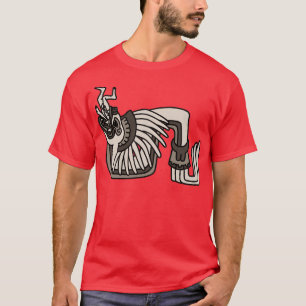 T-shirt Quetzalcoatl Aztec Serpent à plumes Mayan Toltec