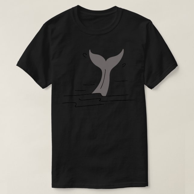 T-shirt queue de baleine 6 (Design devant)
