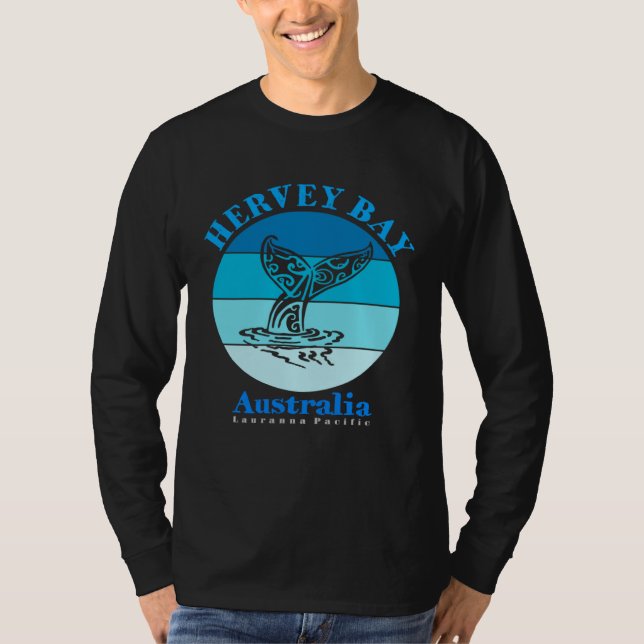 T-shirt Queue de baleine Hervey Bay Australie Océan (Devant)