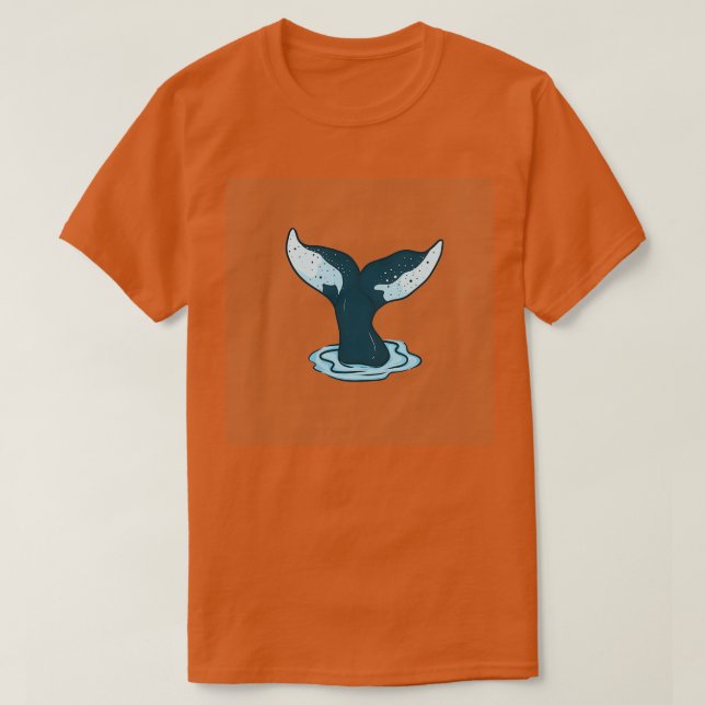 T-shirt Queue de baleines 12 (Design devant)