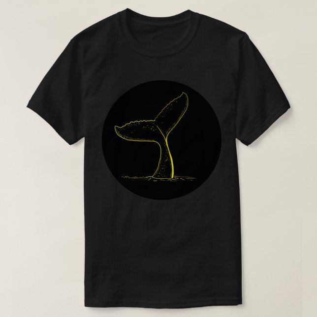 T-shirt Queue de baleines 4 (Design devant)