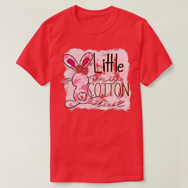 T-shirt Queue de coton Little Miss (1) (Design devant)