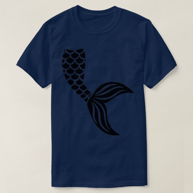 T-shirt queue de sirène (Design devant)