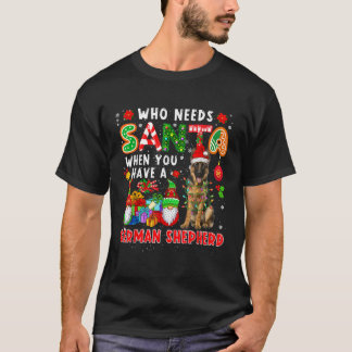 T-shirt Qui a besoin du Père Noël quand on a un Saint-bern