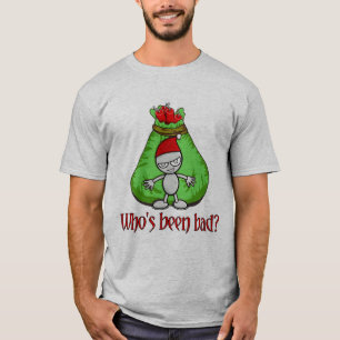 T-shirt Qui a été mauvaise chemise de Noël