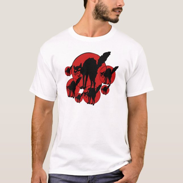 T-shirt Qui a laissé les chats (de Sabo) ? (Devant)