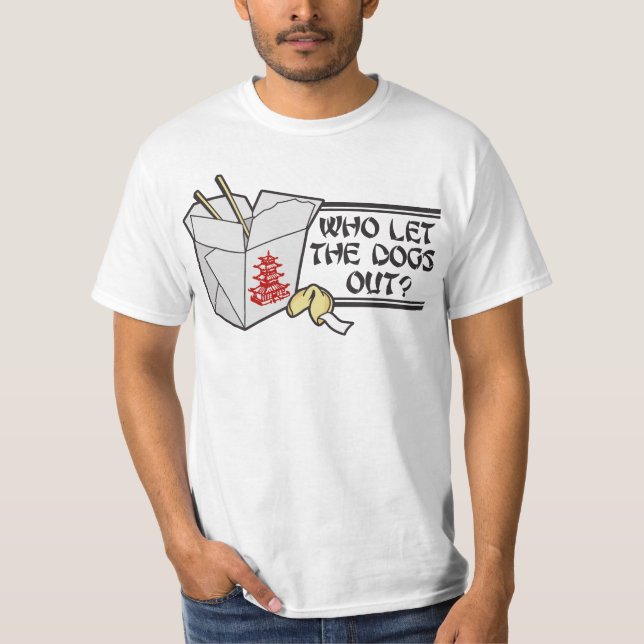T-shirt Qui a laissé les chiens (Devant)