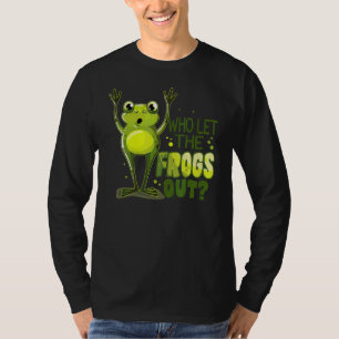 T-shirt Qui A Laissé Les Grenouilles Sortir Pâque