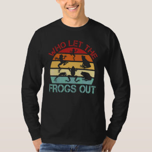 T-shirt Qui a laissé les grenouilles sortir pour le chasse