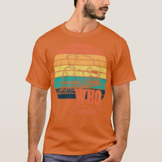 T-shirt Qui a pris Funny Train amoureux Vintage cadeau