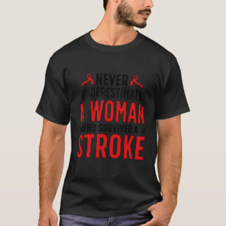 T-shirt Qui a survécu à l'AVC Survivor Stroke Sensibilisat