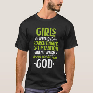T-shirt Qui aime Search Engine Optimization Seo
