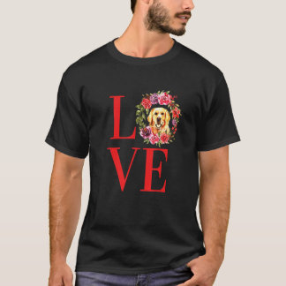 T-shirt Qui aime son Golden Retriever