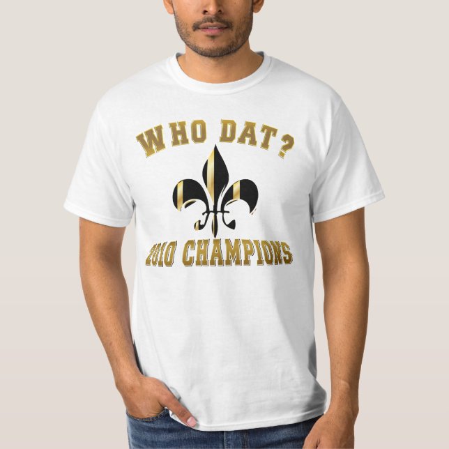 T-shirt Qui ? Champions/fleur de Lis 2010 (Devant)