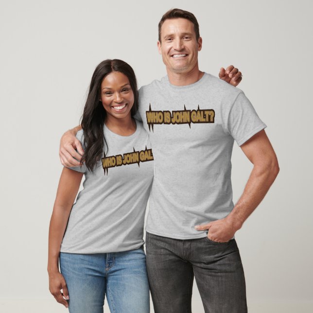 T-shirt Qui est John Galt (Unisexe)