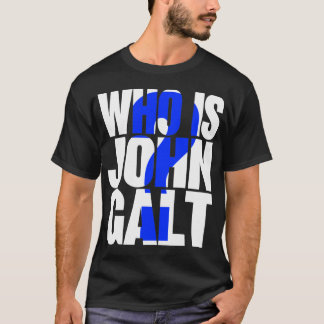 T-shirt Qui est John Galt ? avec le point d'interrogation