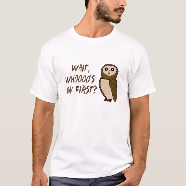 T-shirt Qui est le premier ? -t-shirt (Devant)