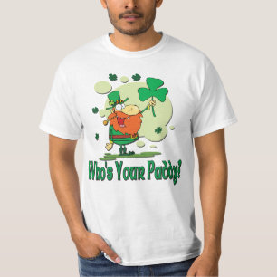 T-shirt Qui est votre lutin drôle de paddy