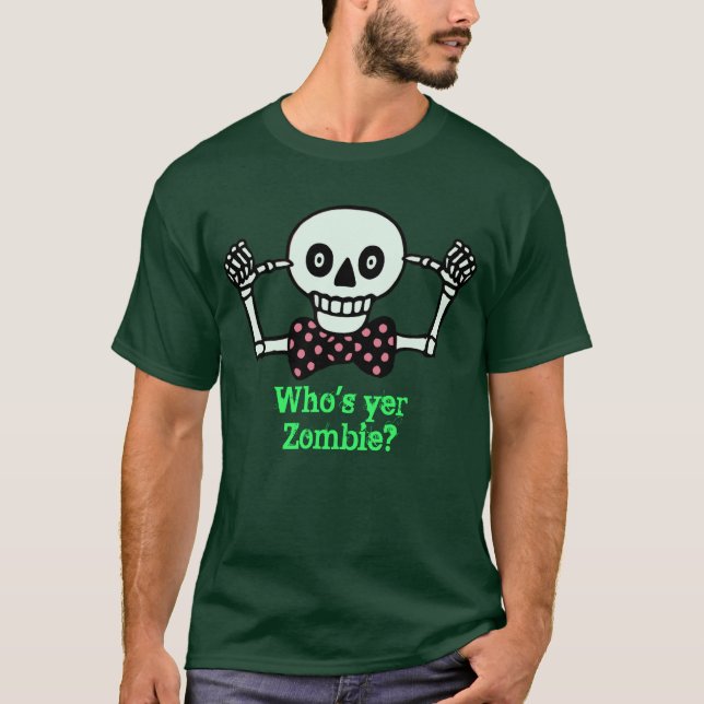 T-shirt Qui est zombi de YER ? (Devant)