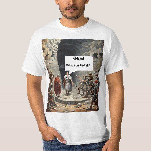 T-shirt Qui l'a commencé (Devant)