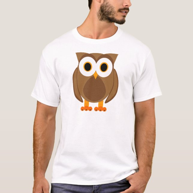 T-shirt Qui ? M. Owl Cartoon (Devant)