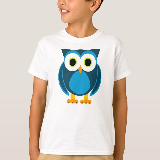 T-shirt Qui ? M. Owl Cartoon (Devant)