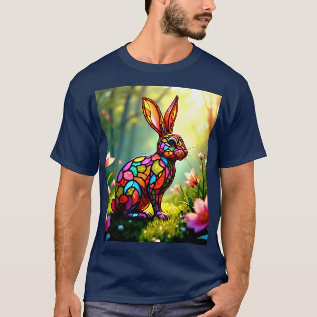 T-shirt Qui n'aime pas un lapin ? (Devant)