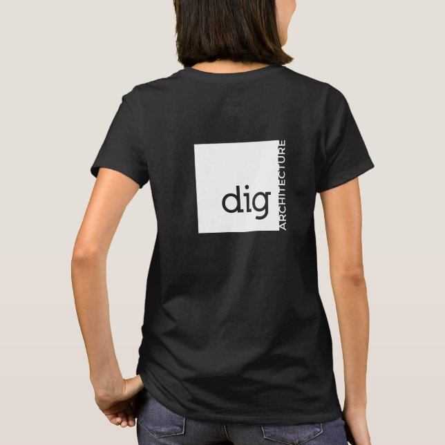 T-shirt Qui ne creuse pas l'ARCHITECTURE (Dos)
