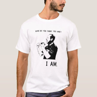 T-shirt Qui penses-tu être ? Je le suis. Mème Hilarious