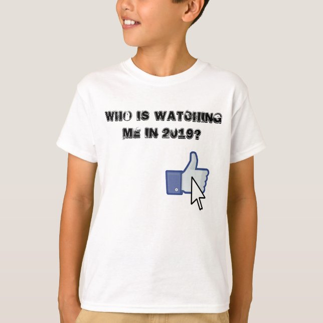 T-shirt Qui regarde en (année) (Devant)