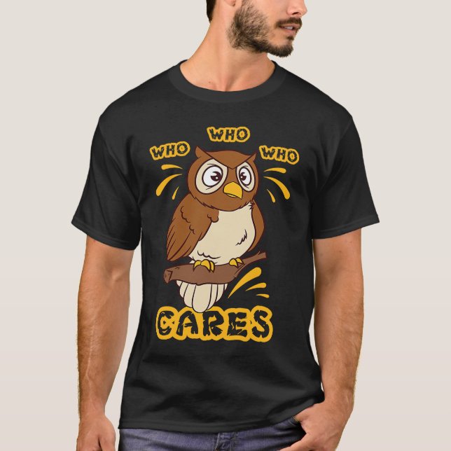 T-shirt Qui S'Occupe De Owl (Devant)